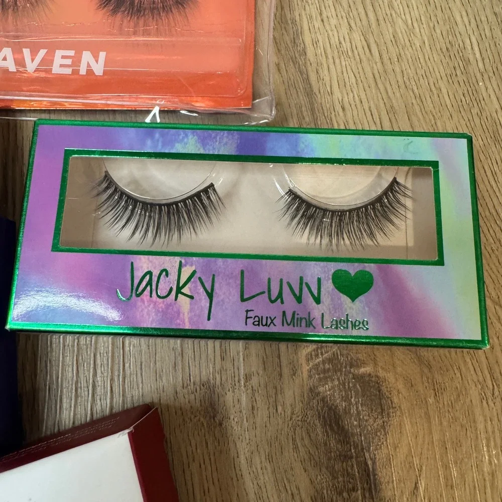 Ardell Eylure Maven Jacky Luvv False Eyelashes Bundle 4 Pairs Faux Mink Vegan